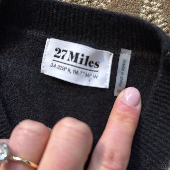 27 Miles Fawn Zebra Sweater, XS - Picture 5 of 5